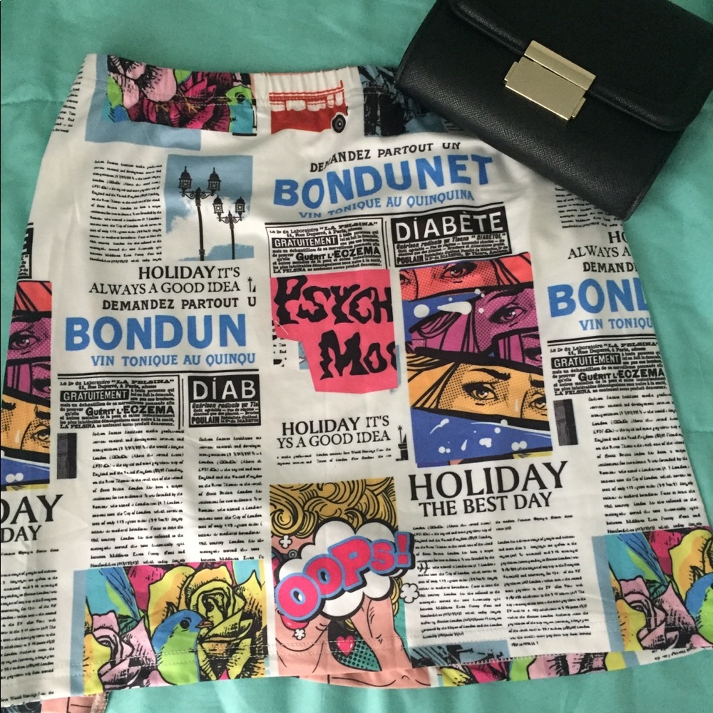 NEW Pop Art Pencil Skirt